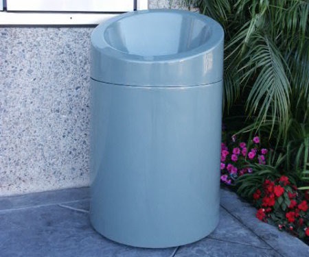 Commercial trash receptacle