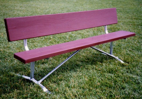 SIMULATED WOOD PARK BENCHES