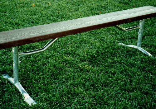 SIMULATED WOOD PLAYERS BENCHES